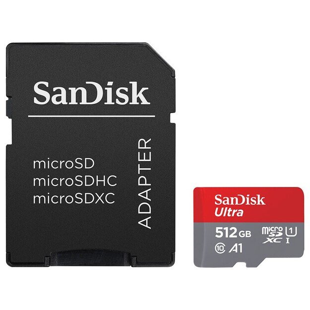 SANDISK - MicroSDXC Mobil Ultra 512GB 150MB/s UHS-I Adap - S