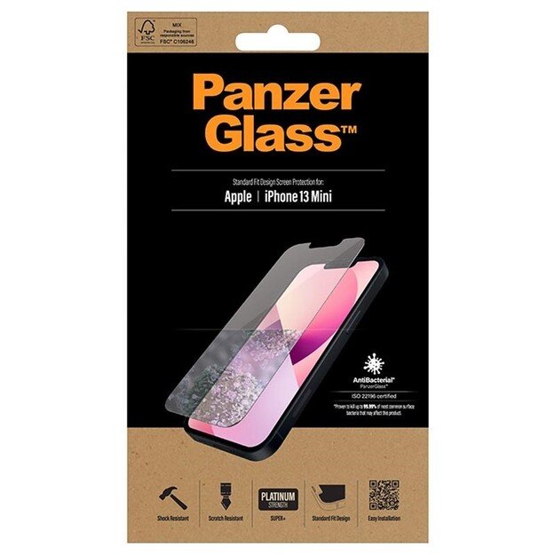 PanzerGlass - Screen Protector Apple iPhone 13 Mini - Standard Fit