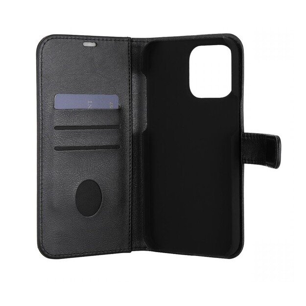 RadiCover - Radiation Protection Wallet Vegan Leather iPhone 14 PRO MAX Flipcover Black