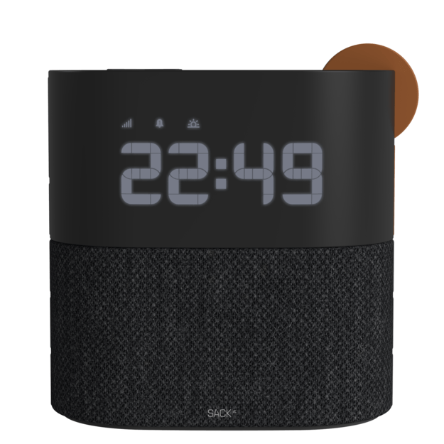 SACKit - WAKEit Multifunctional Clock Radio - Rust