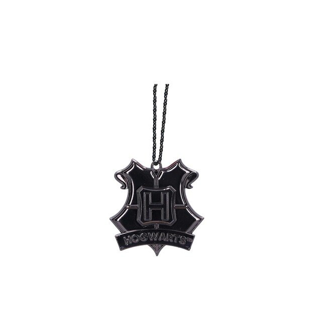 Harry Potter Hogwarts Crest (Silver) Hanging Ornament 6cm