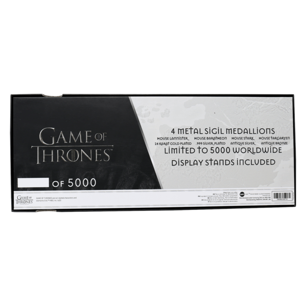 Game of Thrones Limited Edition Sigil Medallion Collection