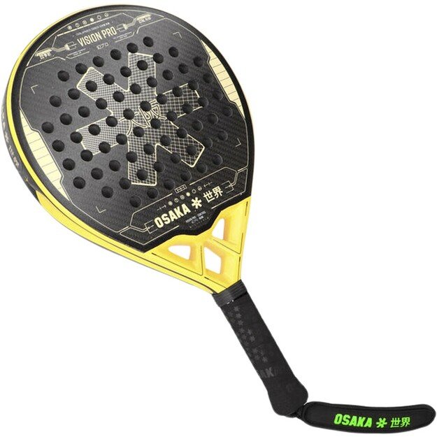 Osaka - Vision Pro Control Padel Bat - Black & Honey