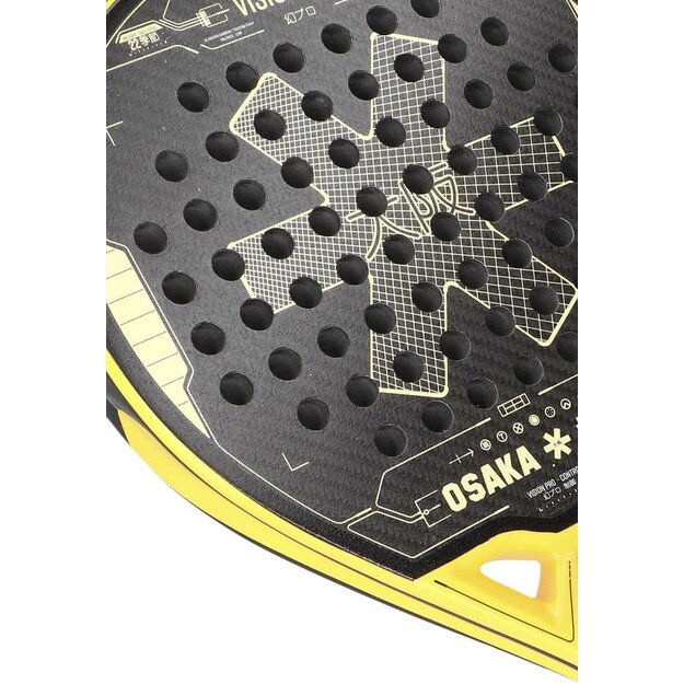 Osaka - Vision Pro Control Padel Bat - Black & Honey