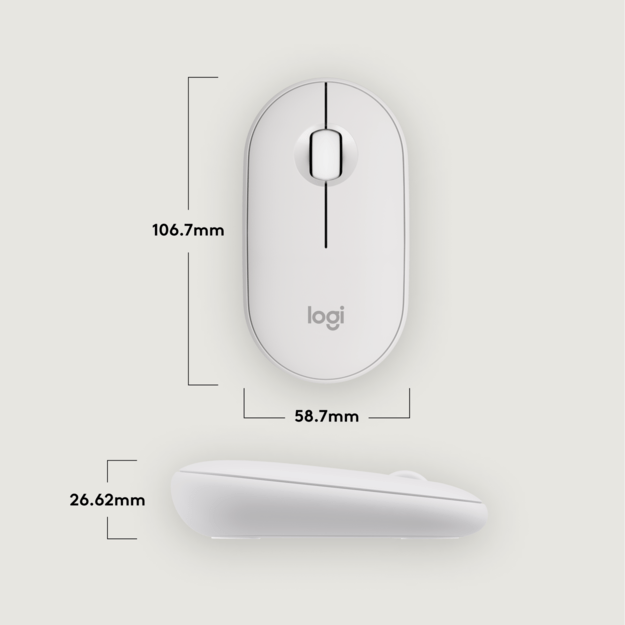 Logitech - Pebble Mouse 2 - M350s