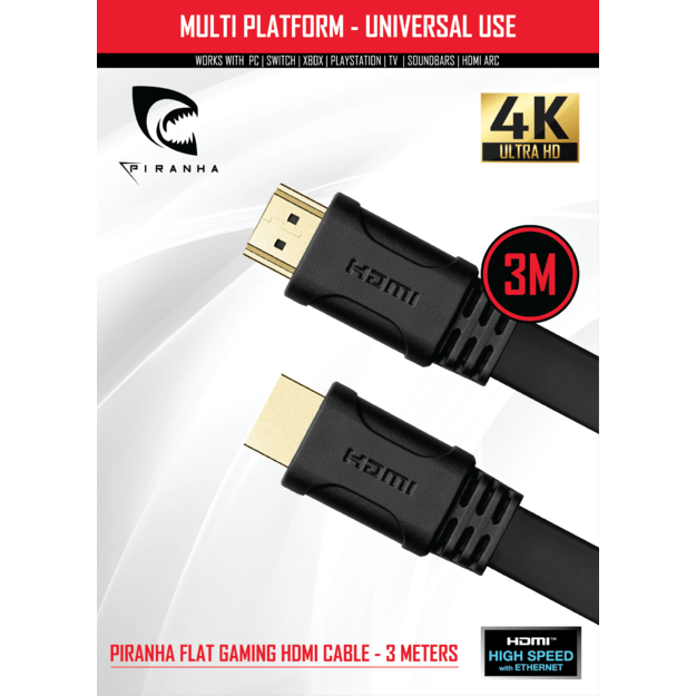 Piranha High Speed HDMI Cable 3M