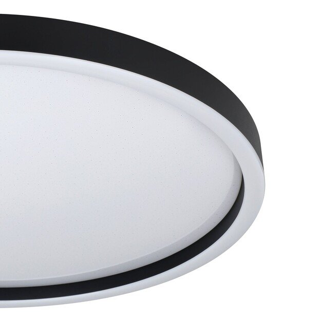 EGLO - Montemorelos-Z loft lamp black w/crystal effect Ø57 - RGB + TW - Zigbee, Bluetooth