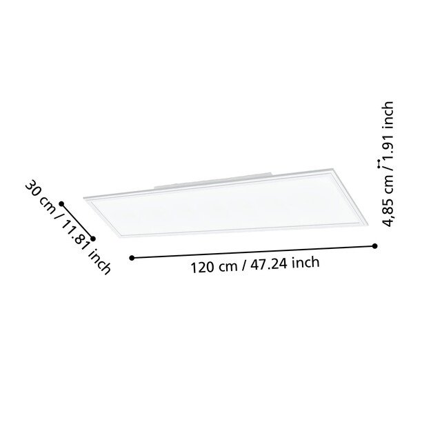 EGLO - Salobrena-Z panel white 120x30 - TW - Zigbee, Bluetooth