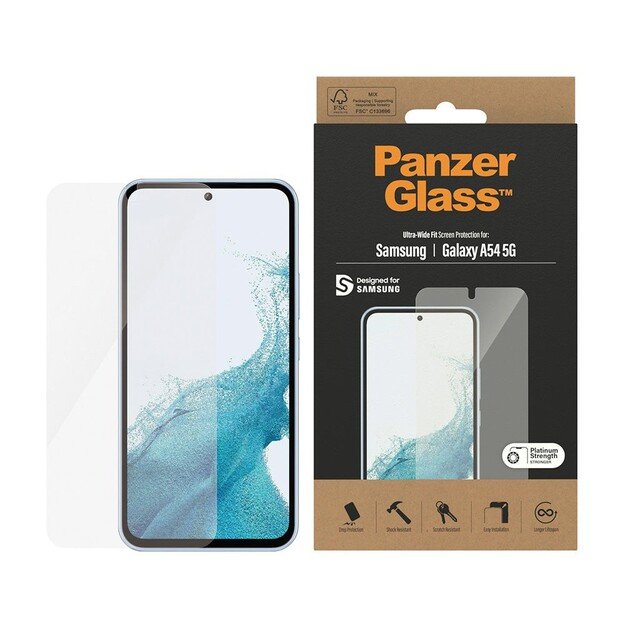 PanzerGlass - Screen protection Samsung Galaxy A54 5G - Ultra Wide Fit