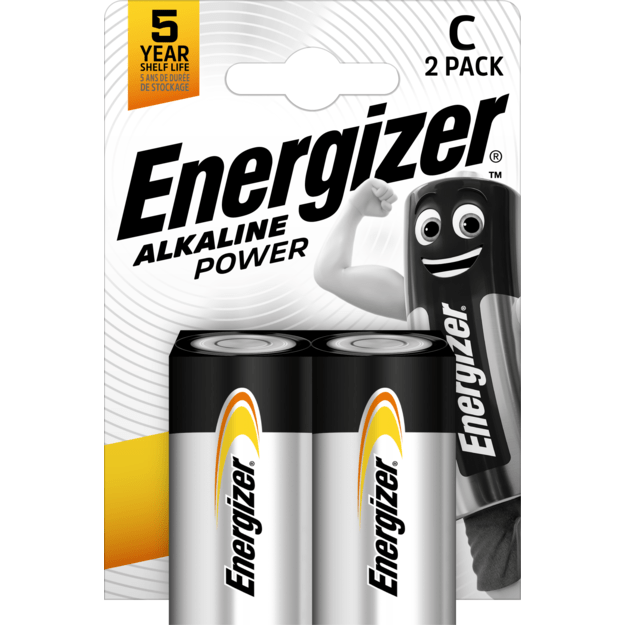 Energizer - Battery C/LR14 Alkaline Power 2-Pack