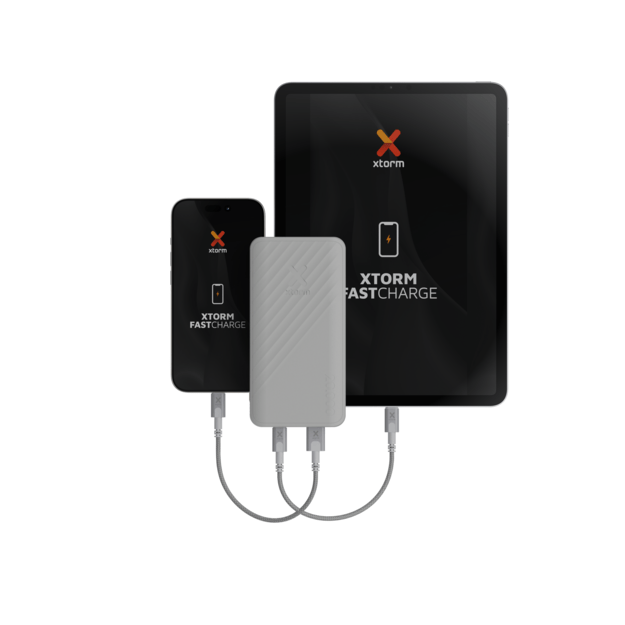 Xtorm - 15W FastCharge Go2 Powerbank 20.000 - Ash White