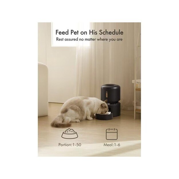 Petlibro - Granary Automatic Feeder 3L Black-Uk&Eu Adapter (PL-AF005-91B)