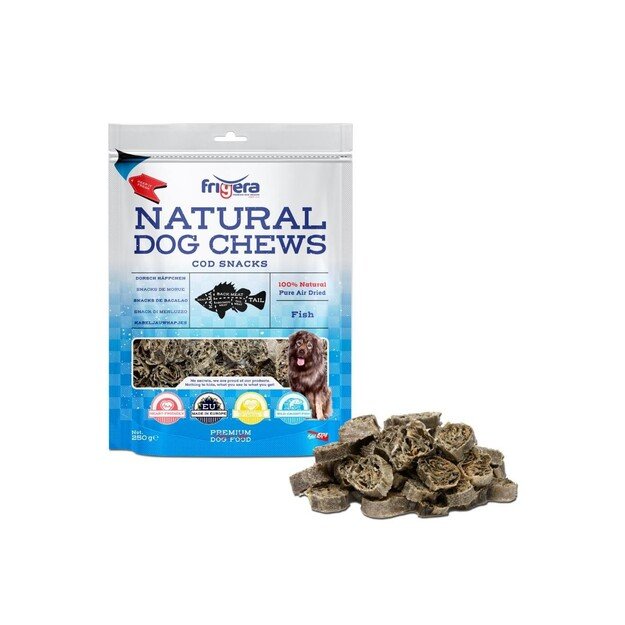 Frigera - Natural Dog Chews Cod snacks 250gr - (402285850647)