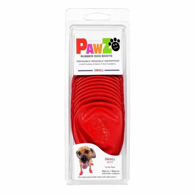 PAWZ - Dog boots S - Red (632.8046)