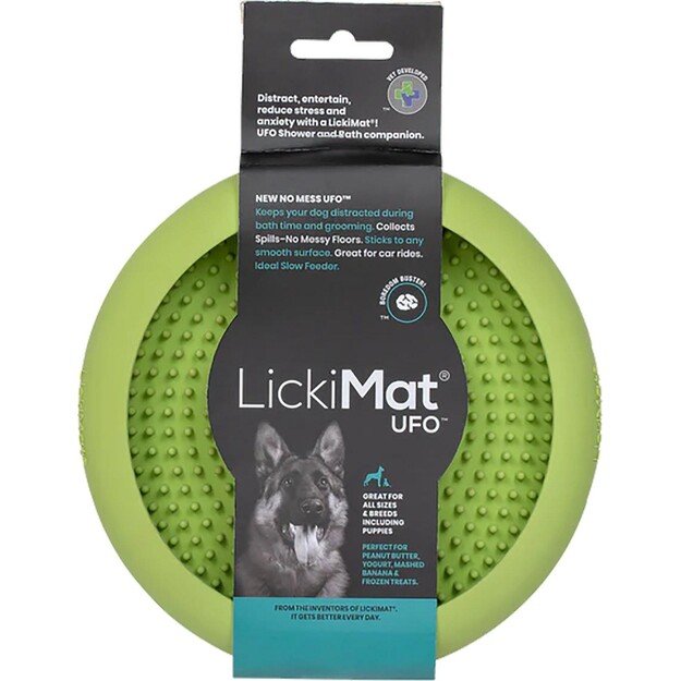 LICKIMAT - Dog Bowl Ufo Green - (645.5490)