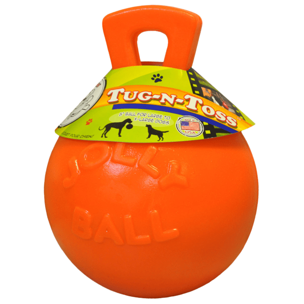 Jolly Pets - Tug-N-Toss 10cm Orange (Vanilla Smell) - (JOLL044C)