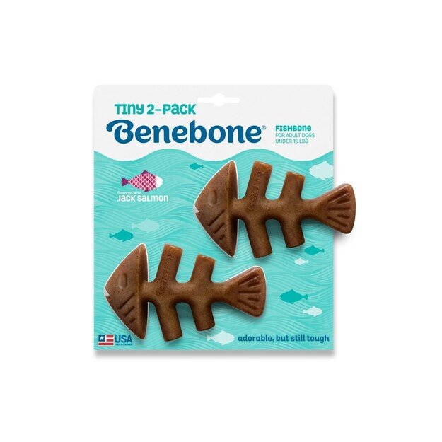 Benebone  - Fishbone 2-Pack Mini 12cm - (81005421034)