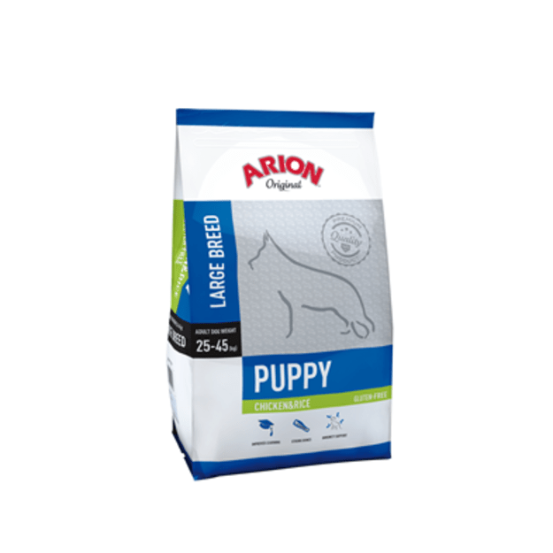 Arion - Dog Food - Puppy Large - Chicken & Rice - 12 Kg (105511)