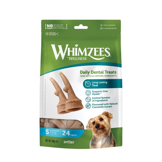 WHIMZEES - Chew Sticks, Antler, S, 24 pcs., 360 g - (380829)