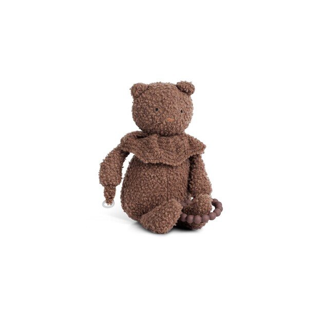 Smallstuff - Activity bear, bouclè merino wool, rose brown - (40006-03)