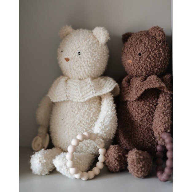 Smallstuff - Activity bear, bouclè merino wool, rose brown - (40006-03)