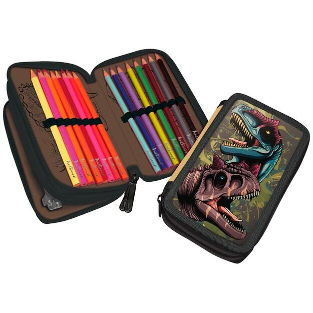 Kids Licensing - Double Pencil Case - Dino T-Rex (090308516)