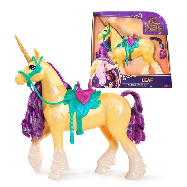 Unicorn Academy - Fashion Doll Unicorn 28 cm - Leaf (6067375)