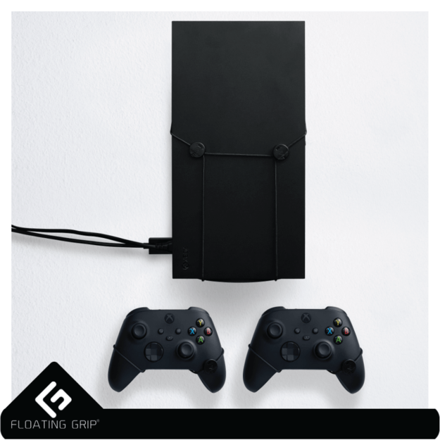 Floating Grip Xbox Series X wall mount Bundle Black