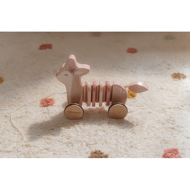 Little Dutch - Pull-along wood Deer Fairy Garden (LD7357)