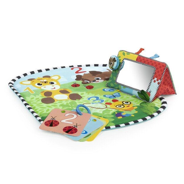 Baby Einstein - Discovery Garden™ Tummy Time Mat & Mirror - (BE-16788)