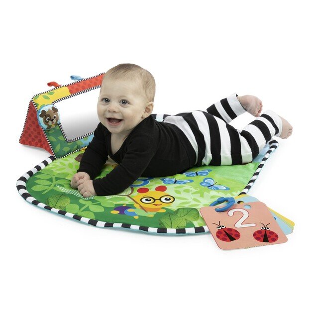 Baby Einstein - Discovery Garden™ Tummy Time Mat & Mirror - (BE-16788)