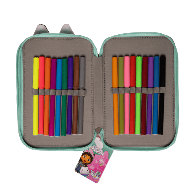 Gabby's Dollhouse - Double Pencil Case w/Content (033708500)