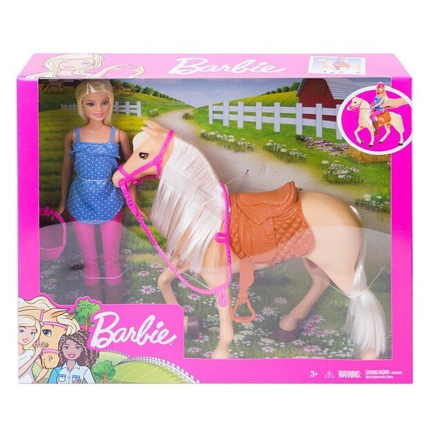 Barbie - Horse and Rider (FXH13)