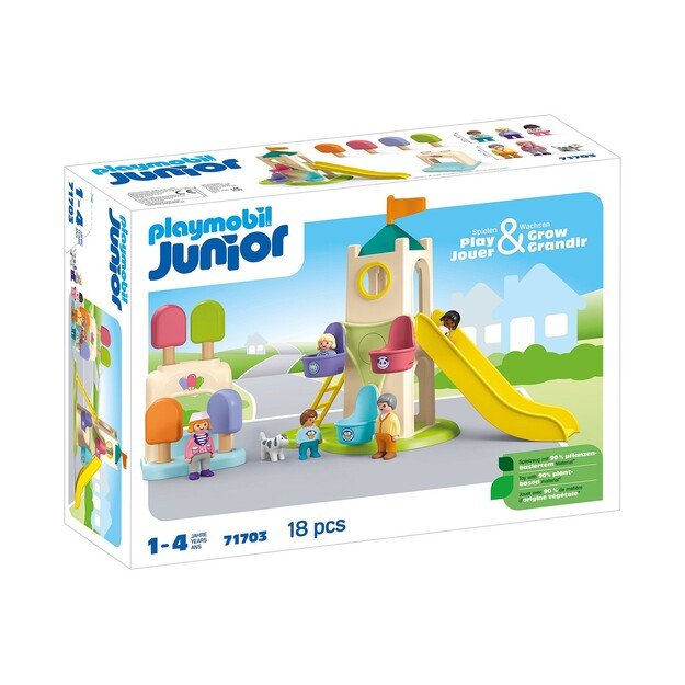 Playmobil - JUNIOR: Adventure Tower with Ice Cream Booth (71703)