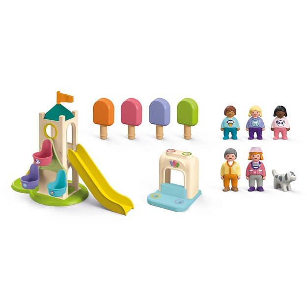 Playmobil - JUNIOR: Adventure Tower with Ice Cream Booth (71703)