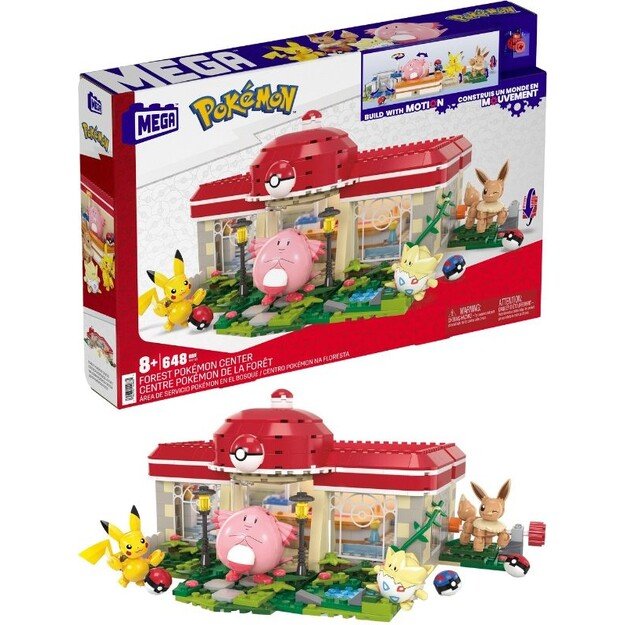 MEGA - Pokémon Forest Center Building Set (HNT93)