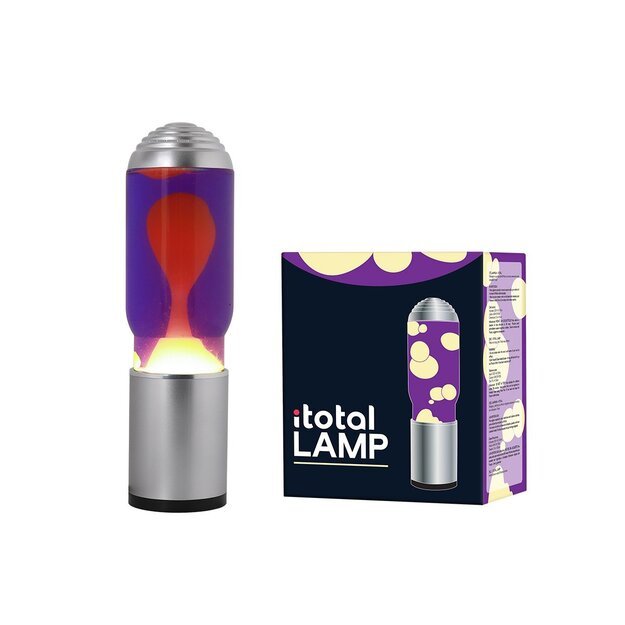 iTotal - Lamp ADA - Silver Base, Purple Liquid and Yellow Wax (1270416)