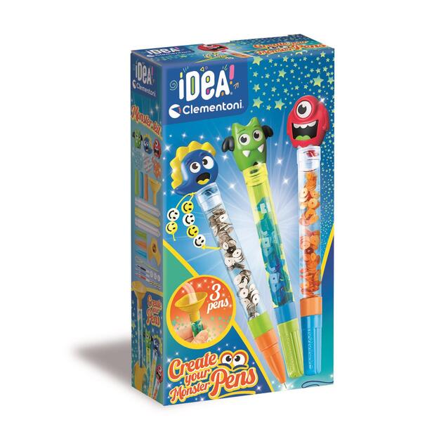 Clementoni - Create Your Pens Monster Kit - (I-18833)