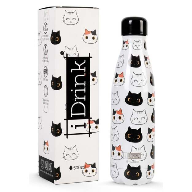 I-Drink - Thermal Bottle 500 ml – CAT (ID0093)