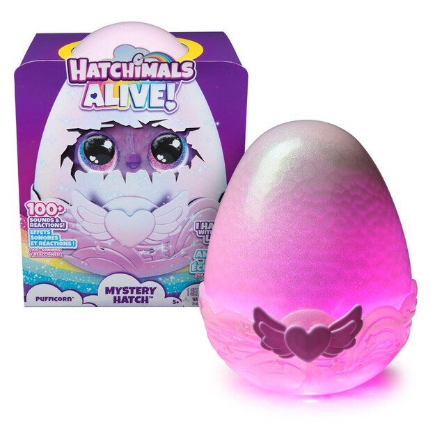 Hatchimals - Alive Secret Hatch Pufficorn Asst. (6069132)