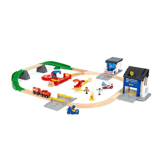 BRIO - Rescue Team Train Set - (36025)