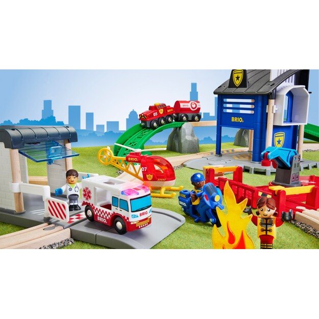 BRIO - Rescue Team Train Set - (36025)