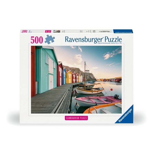 Ravensburger - Puzzle Boathouses In Smogen 500p (12000847)