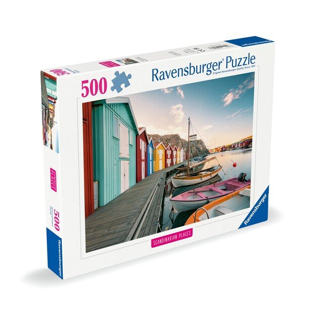 Ravensburger - Puzzle Boathouses In Smogen 500p (12000847)