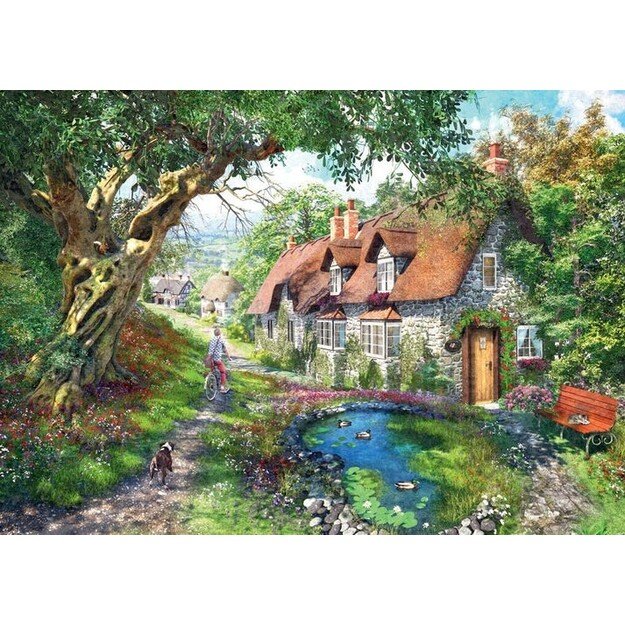 Ravensburger - Puzzle Flower Hill Lane 1000p (12000131)