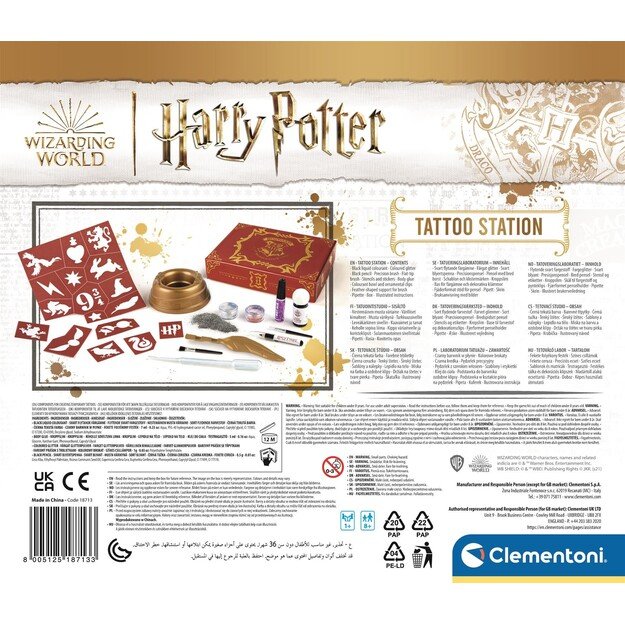 Clementoni - Harry Potter - Custom Tattoo Kit (18713)