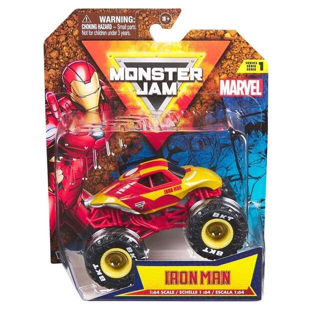 Monster Jam - 1:64 Marvel Single Pack - Iron Man (6071332)