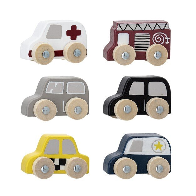 Bloomingville MINI - Avin Toy Car, Grey, FSC®100%, MDF - (82045931)