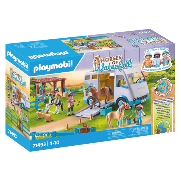 Playmobil - Mobile horse riding school (71493)