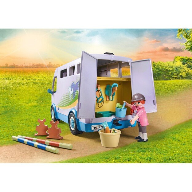 Playmobil - Mobile horse riding school (71493)